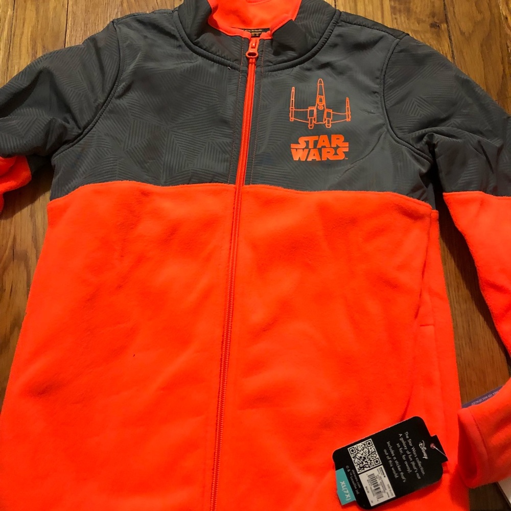NWT Star Wars boys fleece jacket